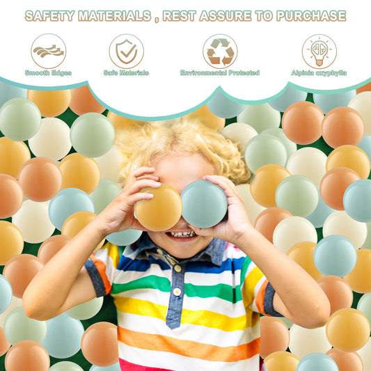 Ball Pit Balls with zipper storage bag for easy cleanup