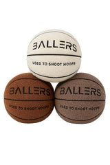 Ballers Plush Basketball Pillow in realistic size for authentic game-day ambiance