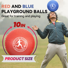 BallFUN dodgeballs in red and blue, 2-pack for versatile games.