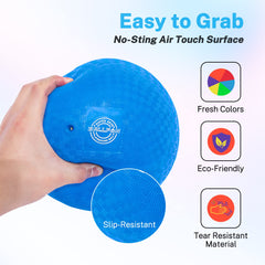 BallFUN 7-inch purple dodgeball designed for outdoor and indoor practice.