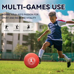 BallFUN dodgeball in action ideal for dodgeball or handball games.