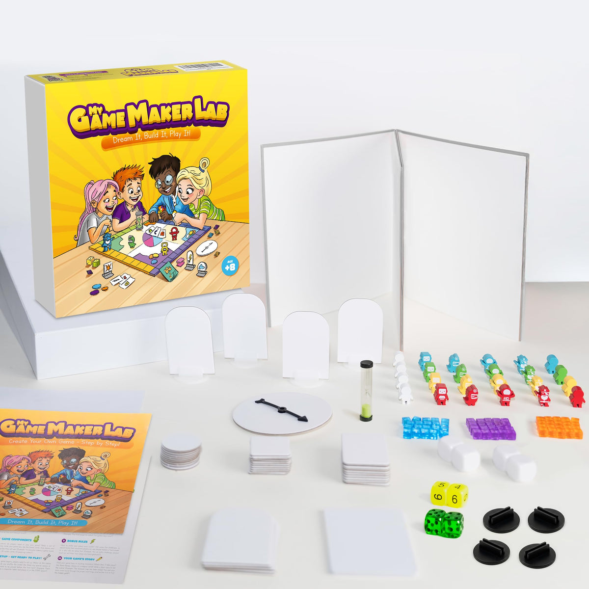 BALUCI GAMES blank board double‑sided for endless custom games