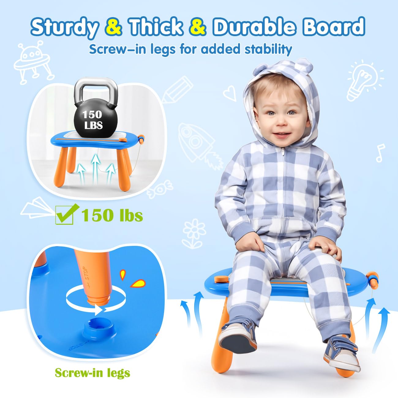 Bambilo learning toy with numbers and letters supports early cognitive play