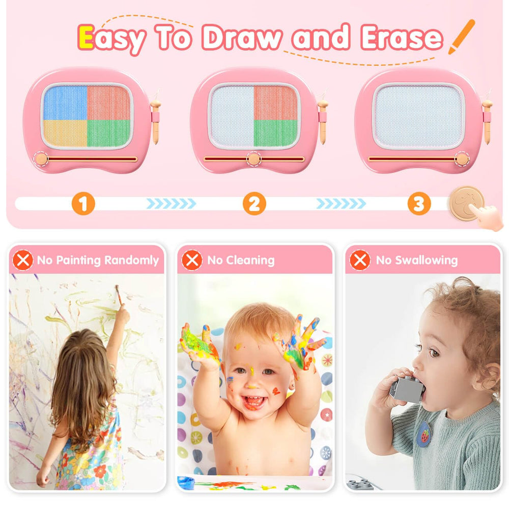 Bambilo travel-friendly-drawing-board demonstrates on-the-go entertainment during trips.