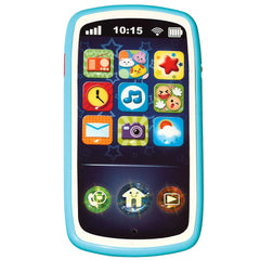 Bambiya Baby Phone with record playback and 12 buttons for interactive learning at home