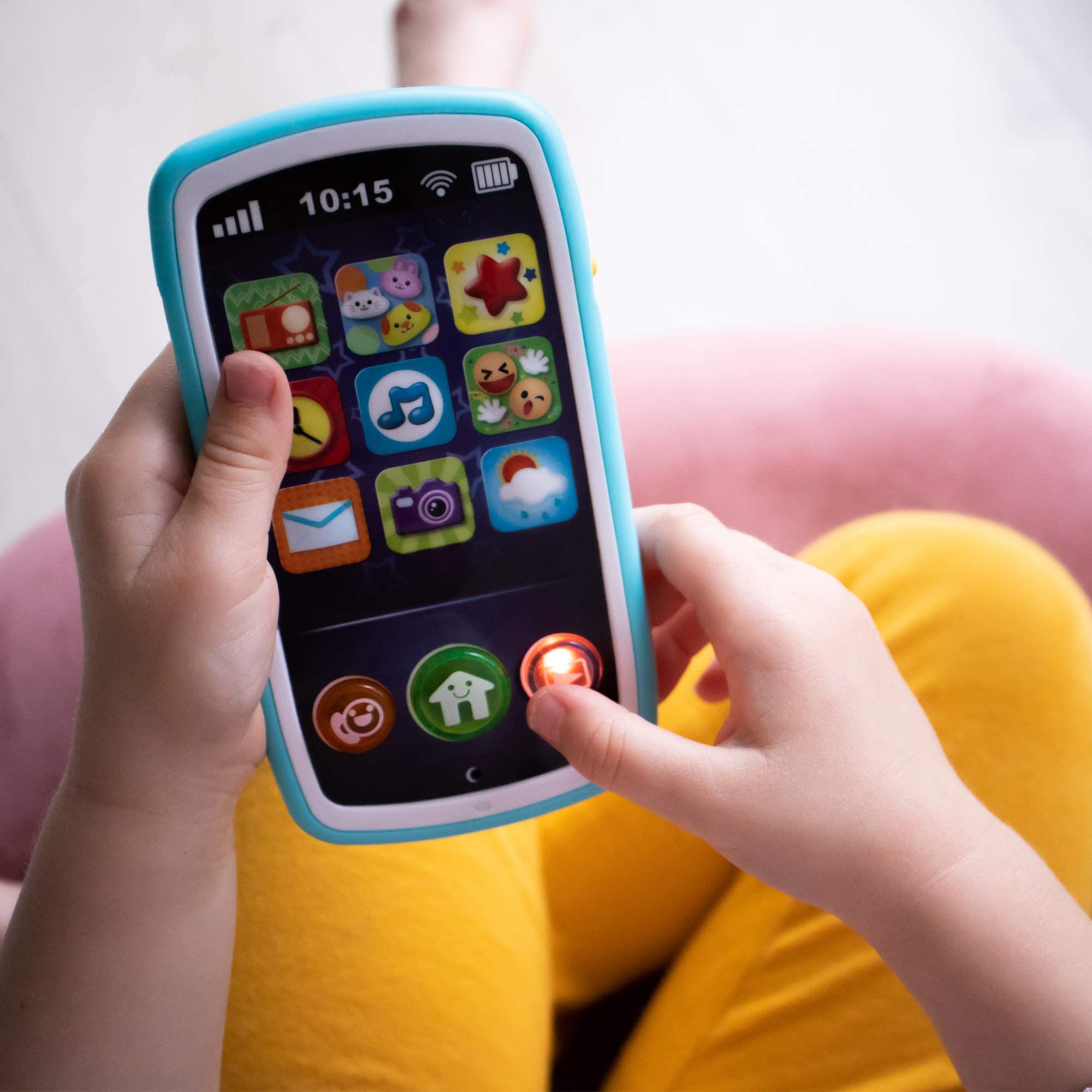 Bambiya Baby Phone safe design uses non toxic materials for worry free play