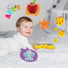 Bambiya Preschool ABC Butterfly bright colors attract attention and curiosity.