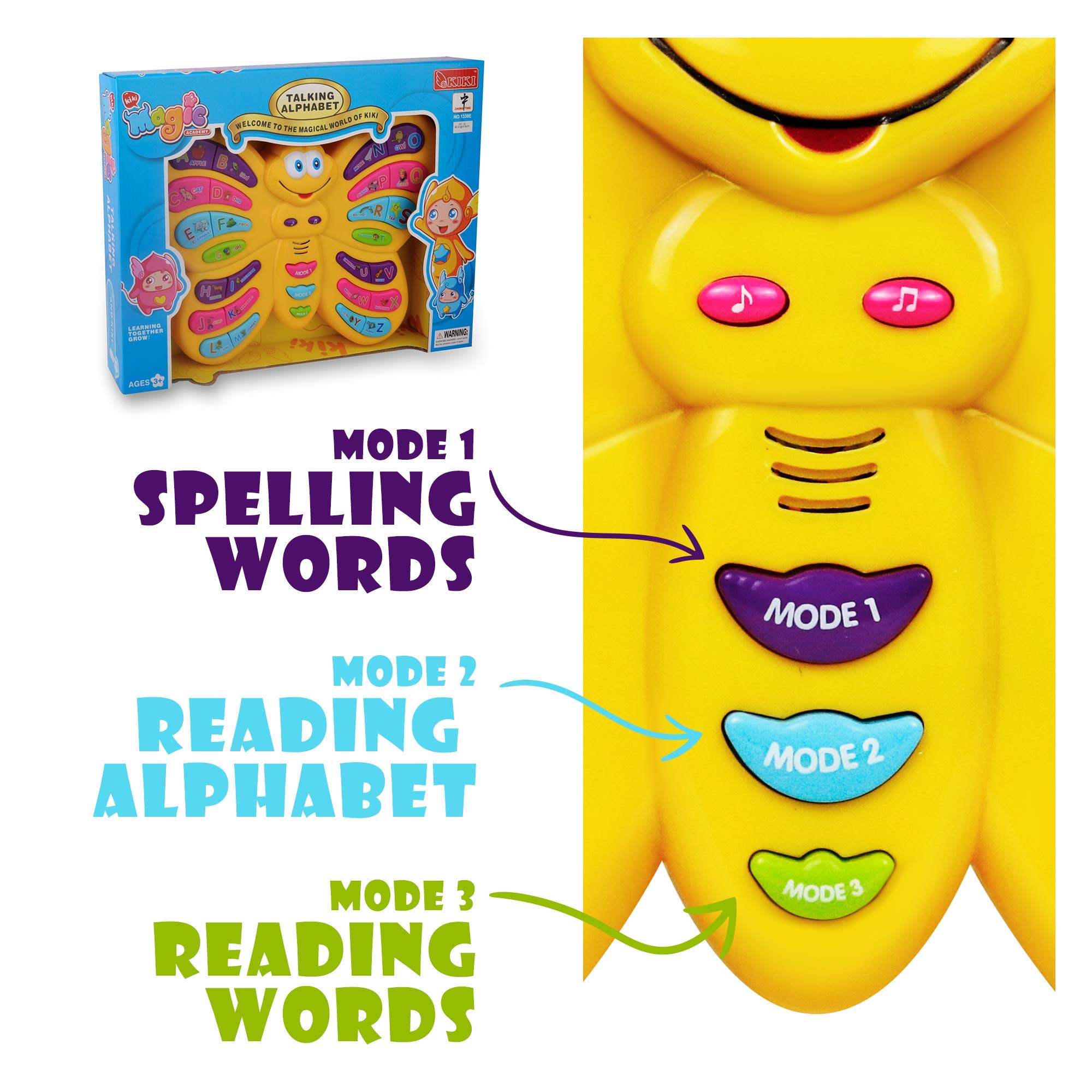 Bambiya Preschool ABC Butterfly reading scene supports word recognition through play.