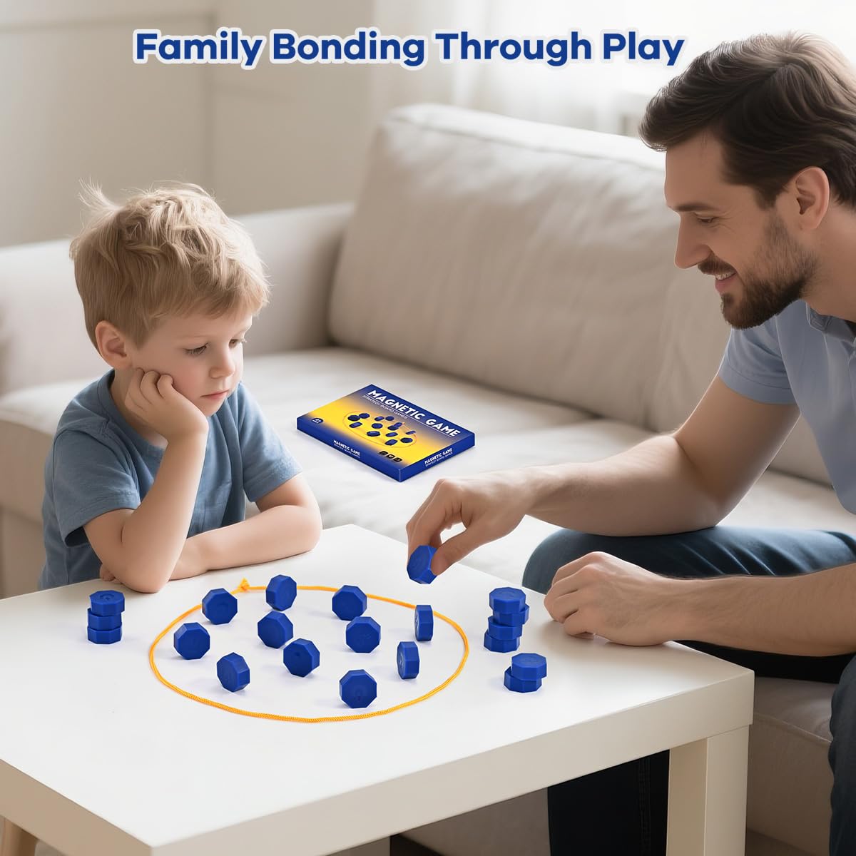 Bameca magnetic chess game storage bag keeps stones organized for quick play.