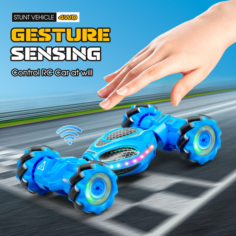 Bamiwe gesture-sensing RC stunt car dual batteries extend drive time
