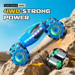 Bamiwe gesture-sensing RC stunt car suited for indoor and outdoor play