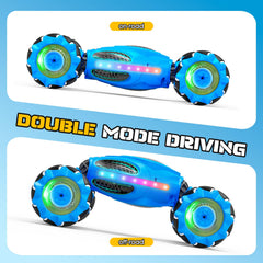 Bamiwe gesture-sensing RC stunt car off-road tires tackling varied terrain