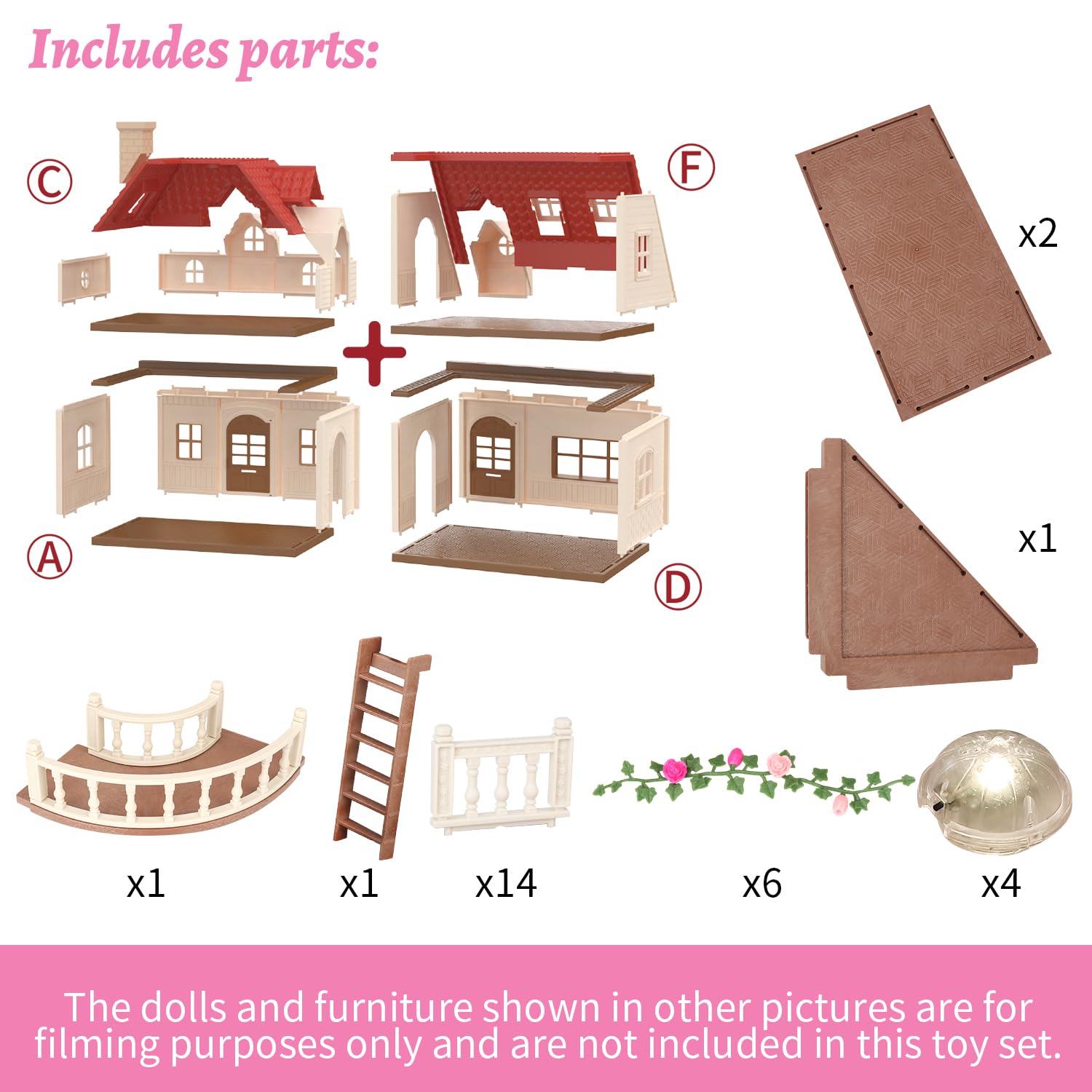 BananMelBM Family Cozy Cabin Doll House gift-ready packaging for gifting occasions.
