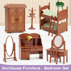 BananMelonBM dressing table with mirror supports grooming play.