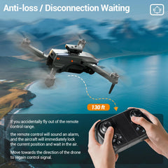 BananMelonBM drone with one-key takeoff landing simplifies startup and returns safely