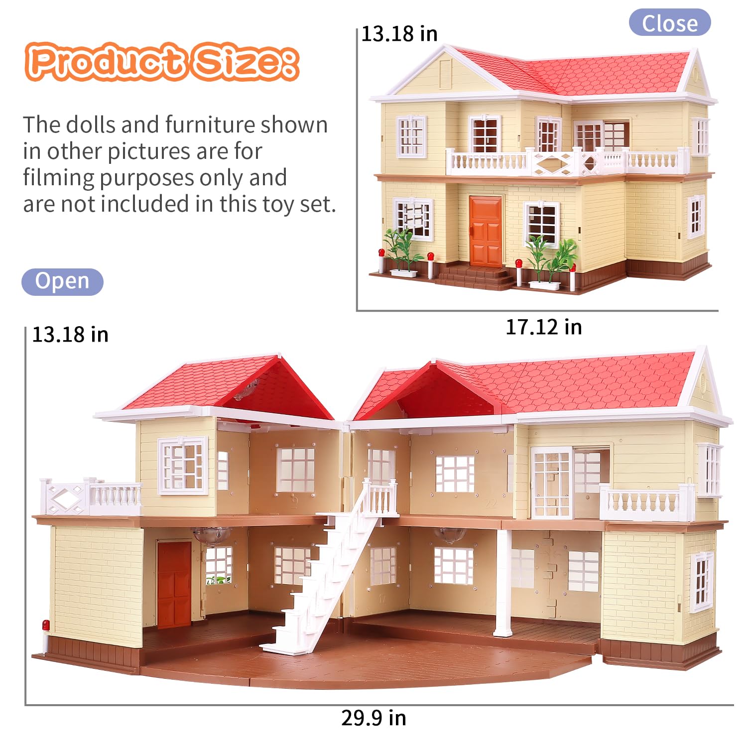 BananMelonBM Gift-ready doll house box ready for gifting.