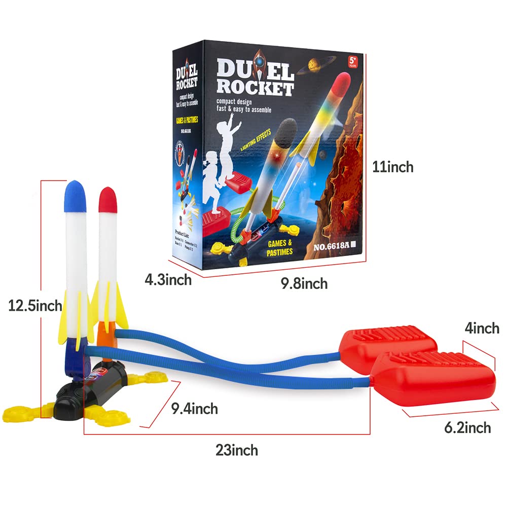BananMelonBM night light rockets enhance after-dark play opportunities.