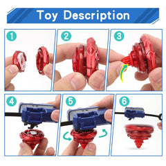 BananMelonBM Portable storage box keeps tops organized for on-the-go play.