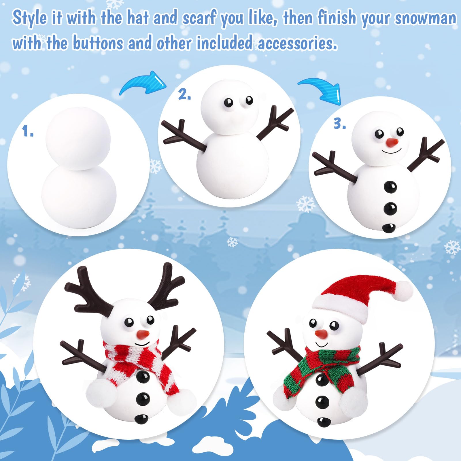 BANBBUR accessories with eyes and nose enable cute facial details.