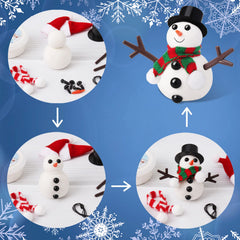 Banbbur snowman kit DIY assembly is easy for small hands.