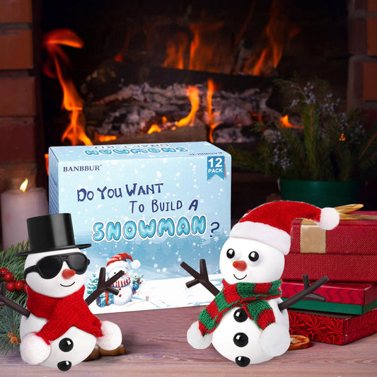 BANBBUR white air-dry clay close-up for safe, mess-free snowman creation