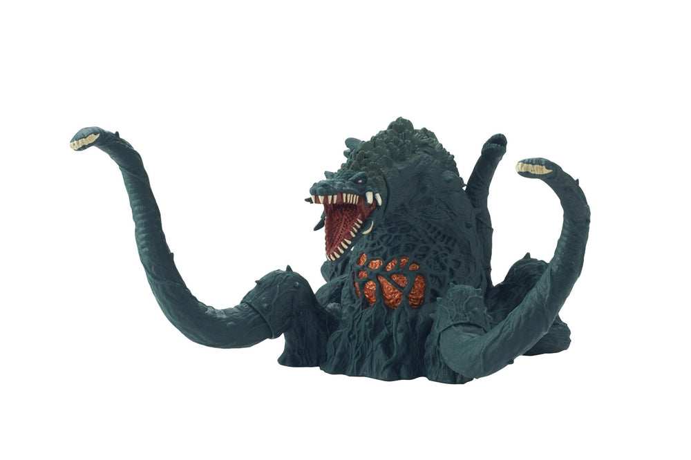 Bandai Biollante Sofvi figure front view highlighting detailed mouth and tentacles for display