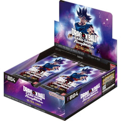 Bandai Dragon Ball Super Fusion World Ultra Limit booster box front view for collectors.