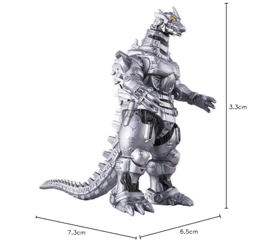 Bandai Godzilla Mechanic Godzilla 2004 vinyl figure on the shelf, a striking centerpiece for fans.