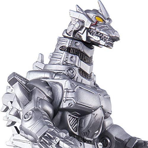 Bandai Godzilla Mechanic Godzilla 2004 vinyl figure side view, perfect for collectible display.
