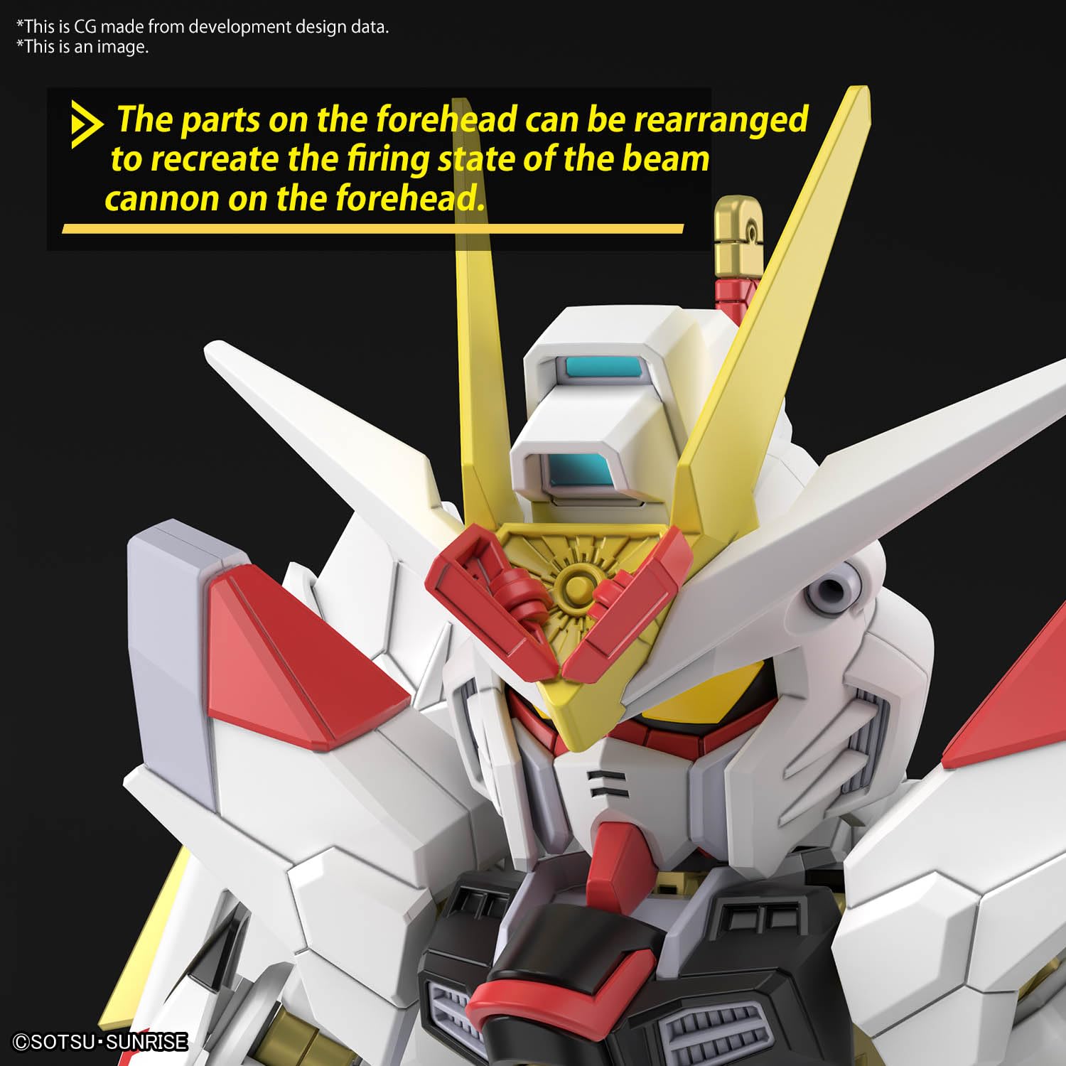 Bandai Hobby Gundam Seed Freedom SDCS beam sabers and rifles connect for compatible poses.
