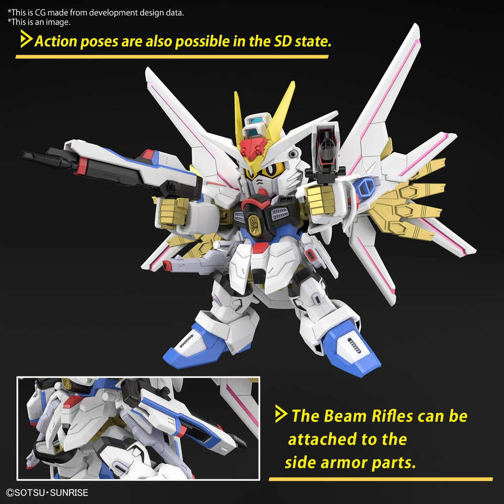Bandai Hobby Gundam Seed Freedom SDCS Futsunomitama sword included for dramatic duels.