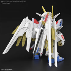 Bandai Hobby Gundam Seed Freedom SDCS gold molding details highlight premium finish.
