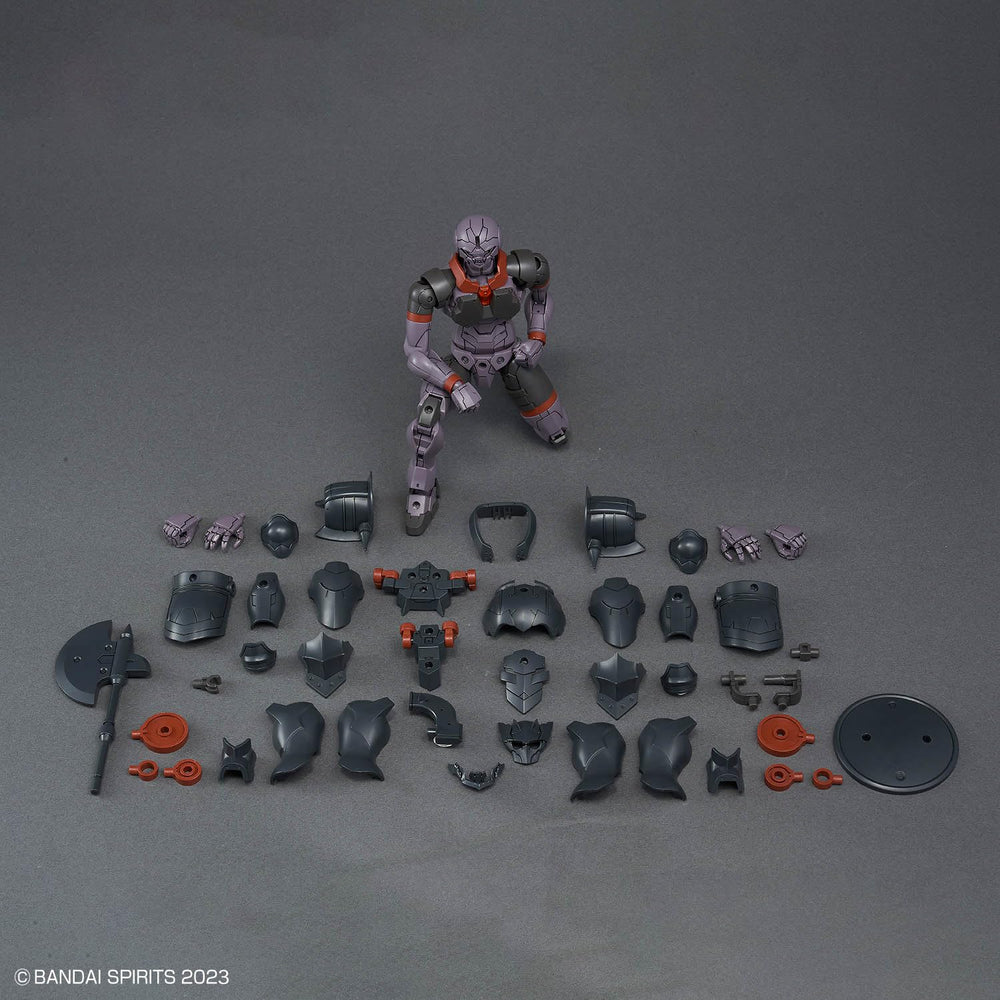 Detailed Rosan Fighter color areas created by single runner technology