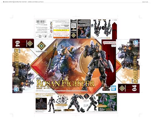 Clear Rosan Fighter instructions supporting glue-free building experience