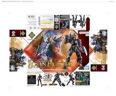 Clear Rosan Fighter instructions supporting glue-free building experience