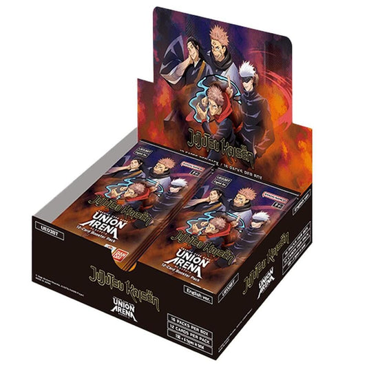Bandai Jujutsu Kaisen UE03BT artwork highlighting rare cards for collectors.