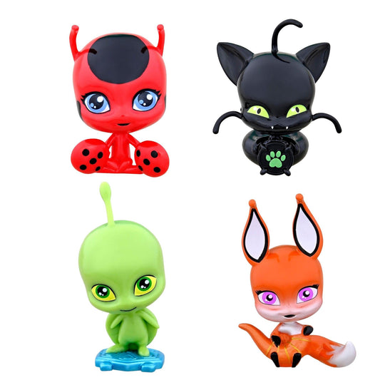 Tikki Kwami figure from Bandai Miraculous Kwami Surprise for storytelling.