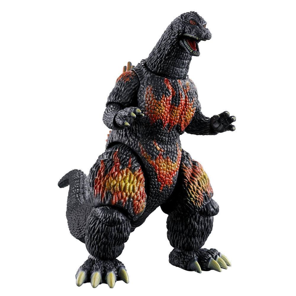 Bandai Namco Burning Godzilla 6in figure articulation close-up highlights motion range
