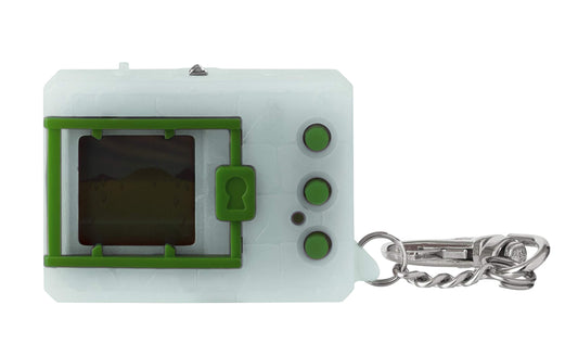 Bandai Namco Digimon device side view shows compact handheld design.