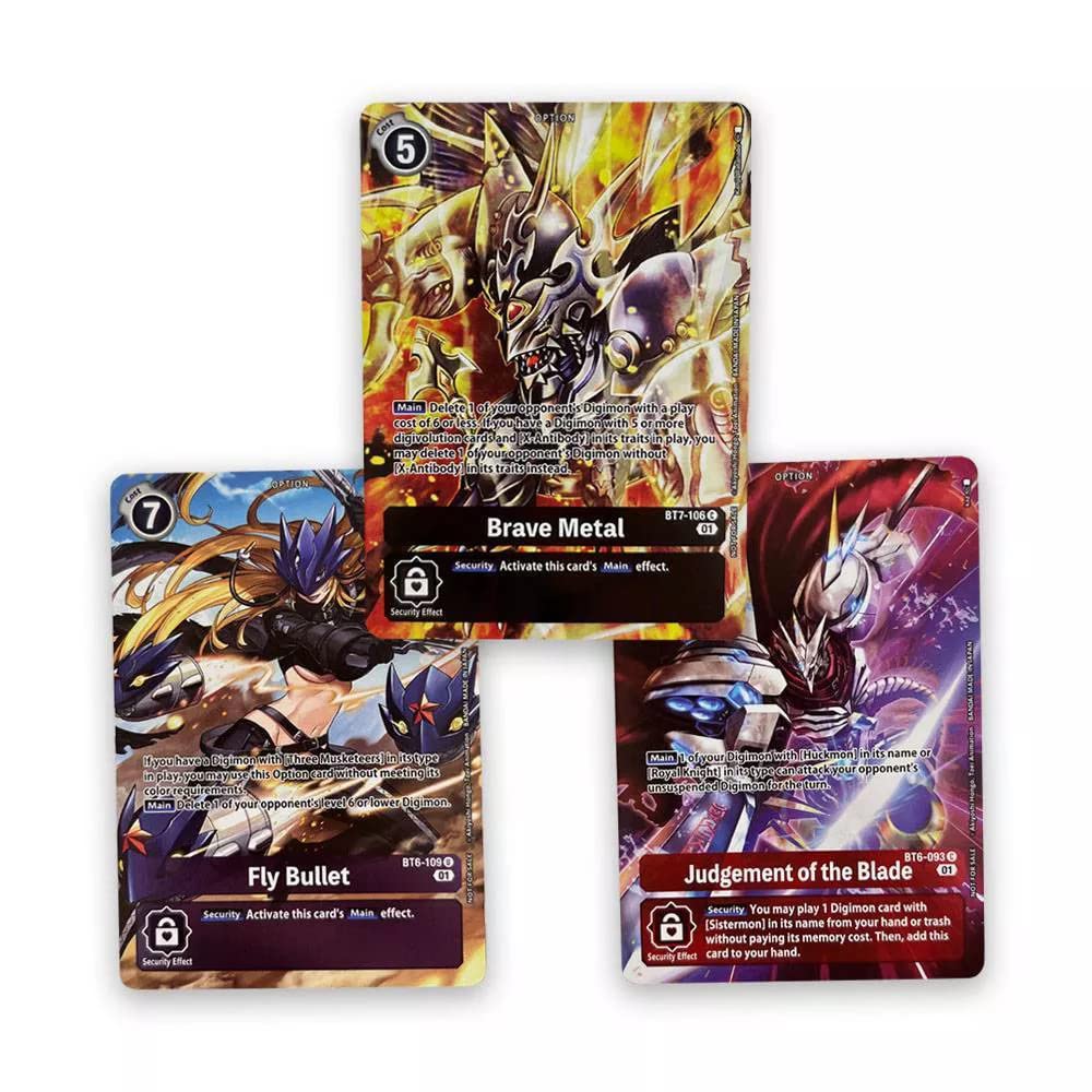 Bandai Namco Digimon PD-01 premium deck cards layout highlights strategic card positioning.