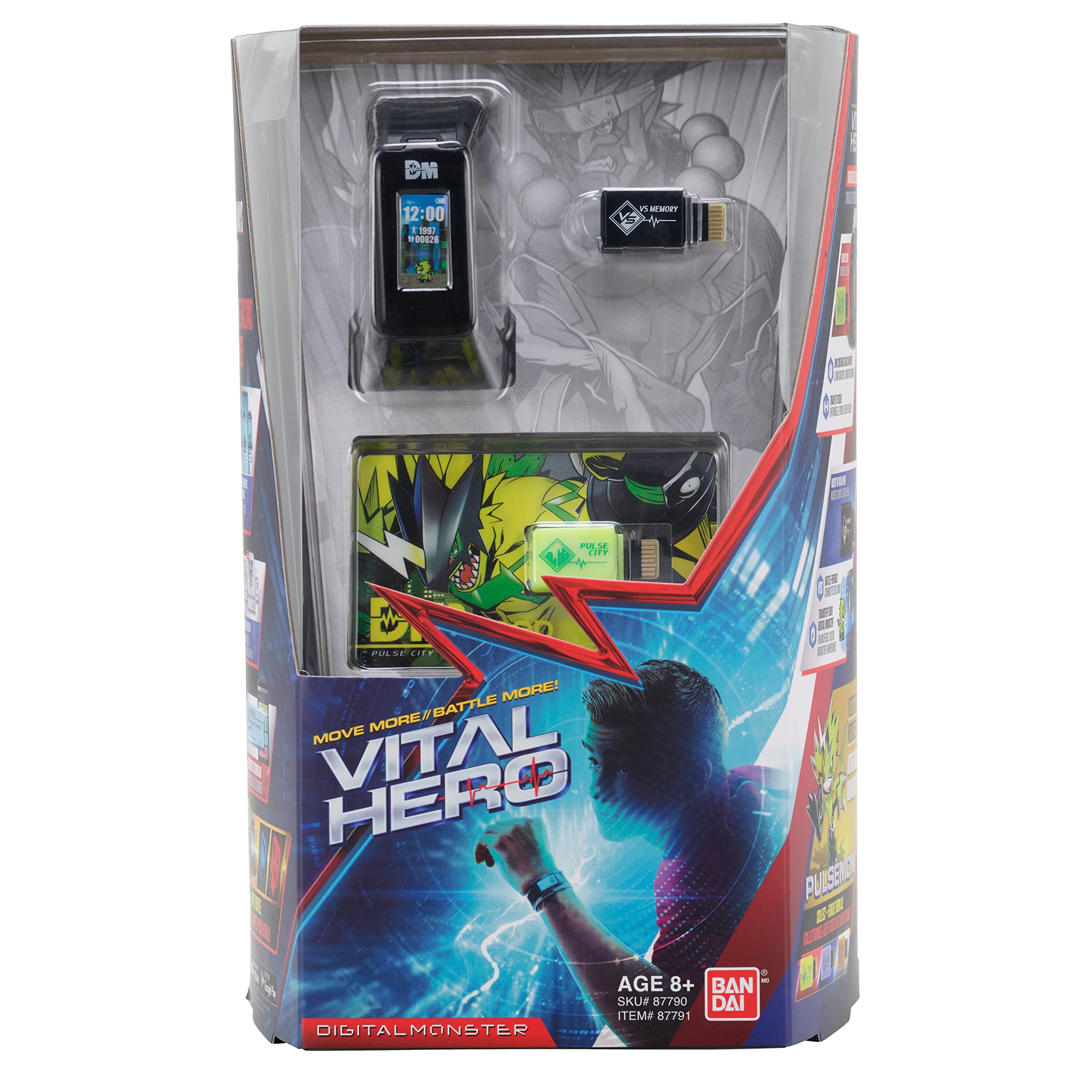 Bandai Namco Digimon Vital Hero device front view for active play and tracking.