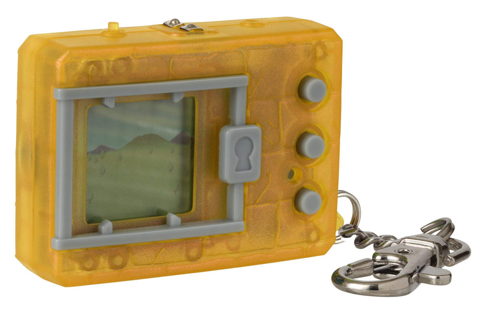 Bandai Namco Digmon device with dock-n-rock action for multiplayer battles.