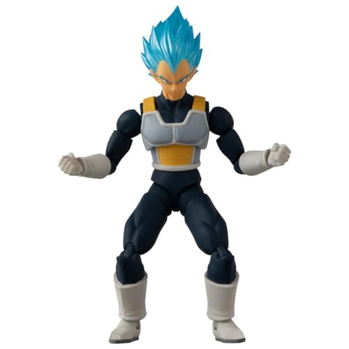 Bandai Namco Dragon Ball Evolve Vegeta blue side profile for table display.