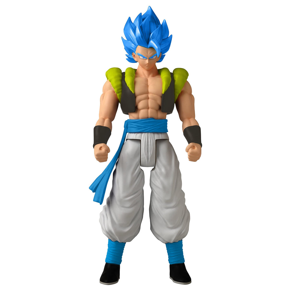 Bandai Namco Dragon Ball Super Limit Breaker Blue Gogeta figure in front pose for display
