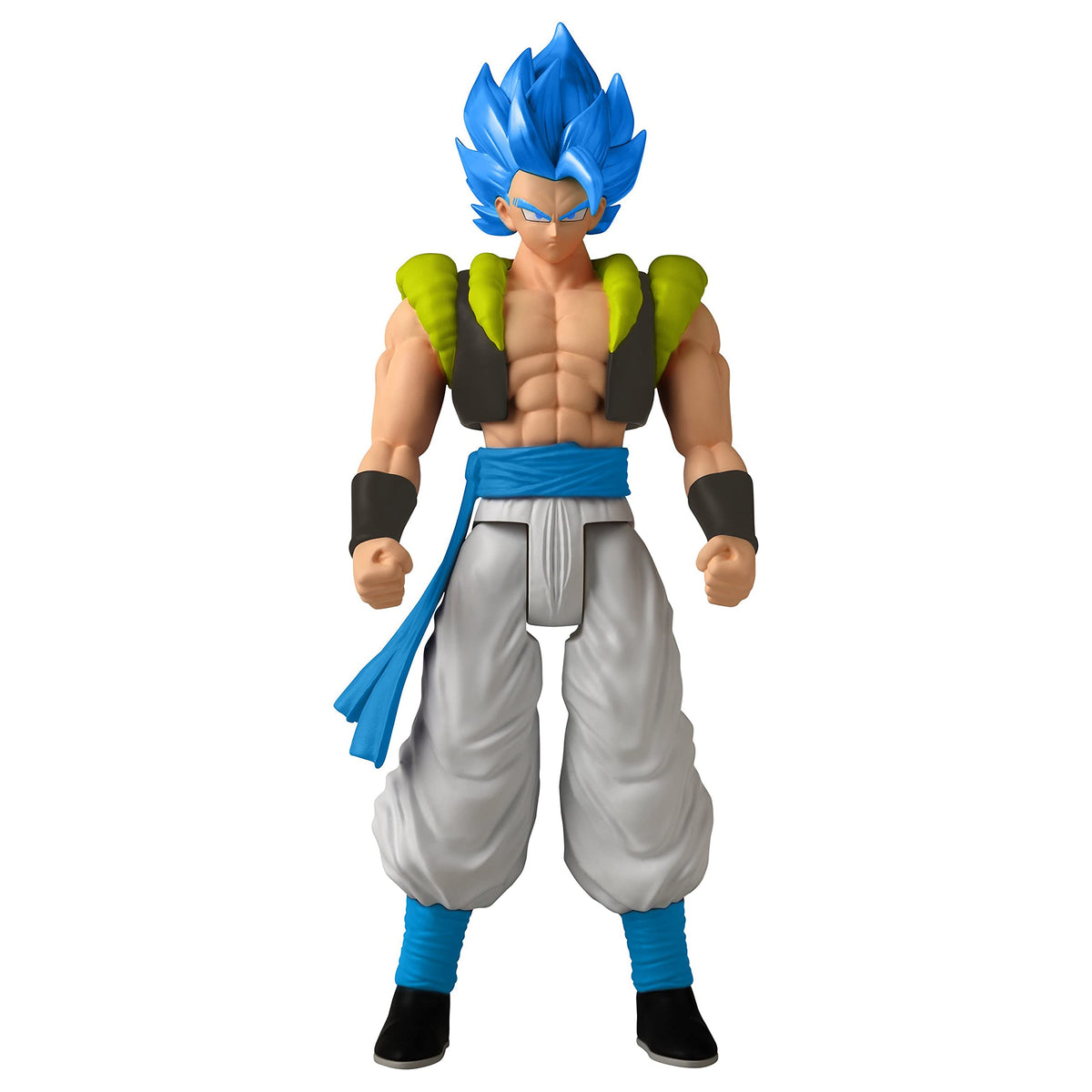 Bandai Namco Dragon Ball Super Limit Breaker Blue Gogeta figure in front pose for display