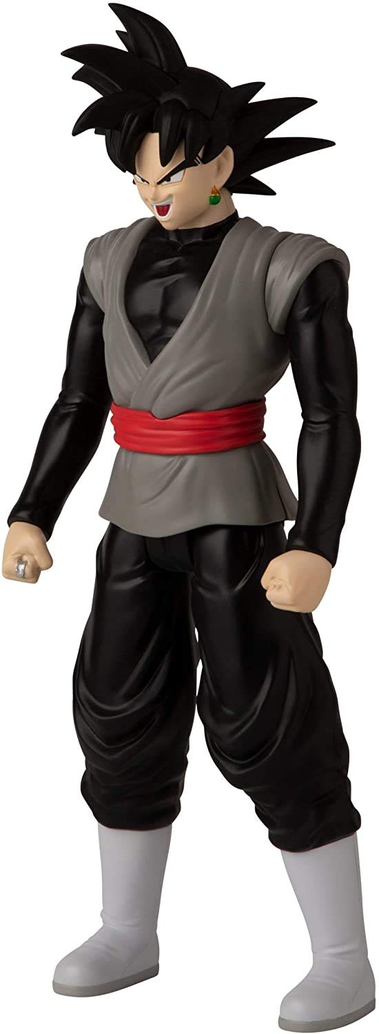 Bandai Namco Dragon Ball Super Goku Black Limit Breaker 12-Inch figure articulation highlights for poseability.