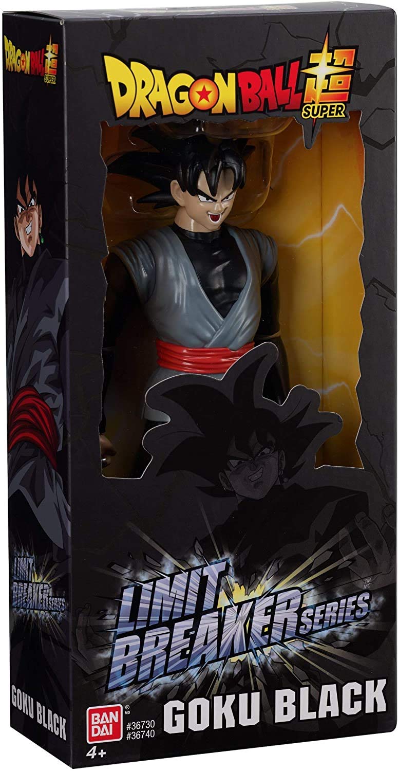 Bandai Namco Dragon Ball Super Goku Black Limit Breaker 12-Inch figure back view for completeness.