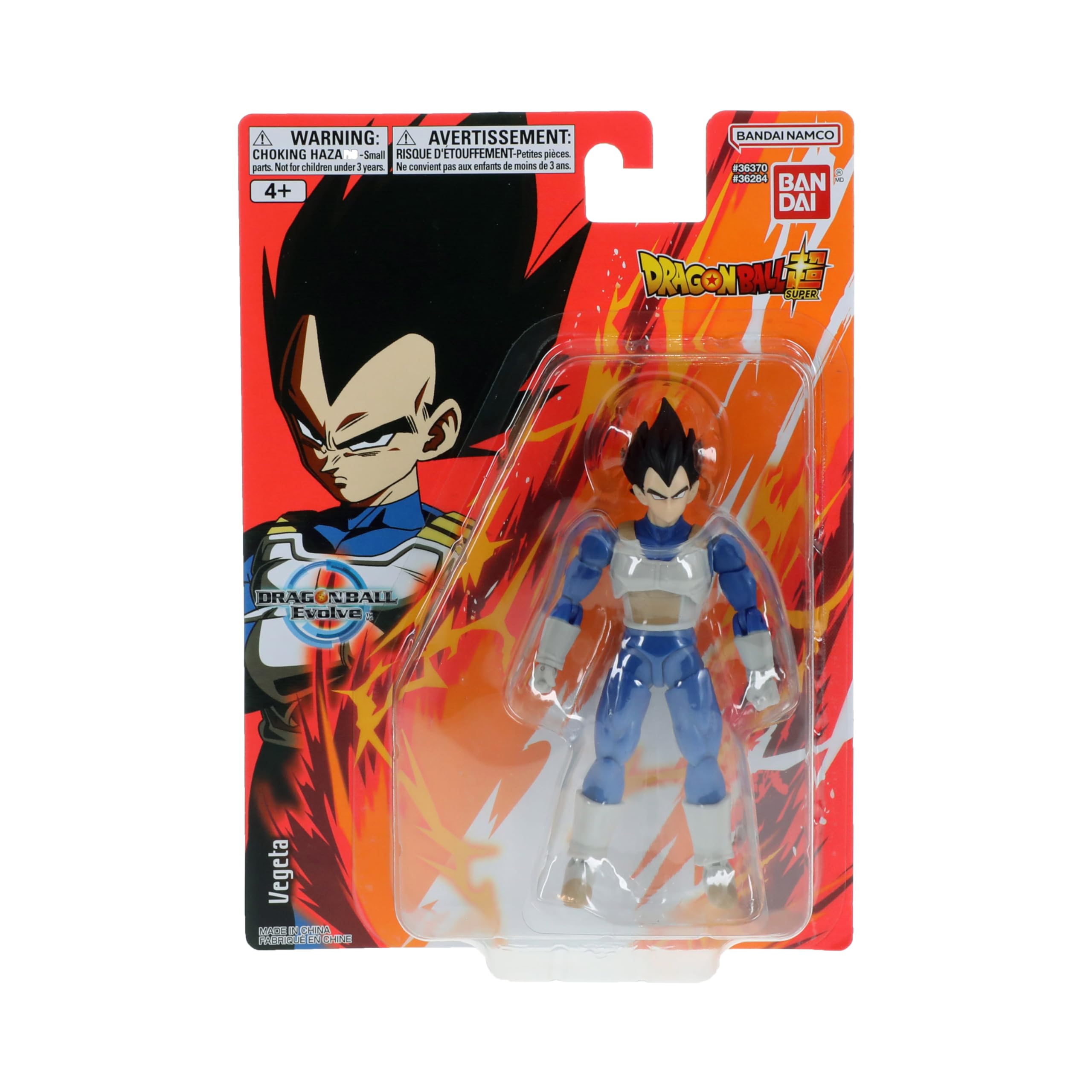 Detailed sculpt of Bandai Namco Vegeta from Dragon Ball Super