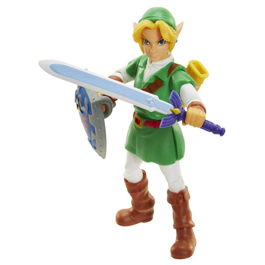 Bandai Namco Link Ocarina of Time figure in classic pose, perfect for shelves and dioramas.