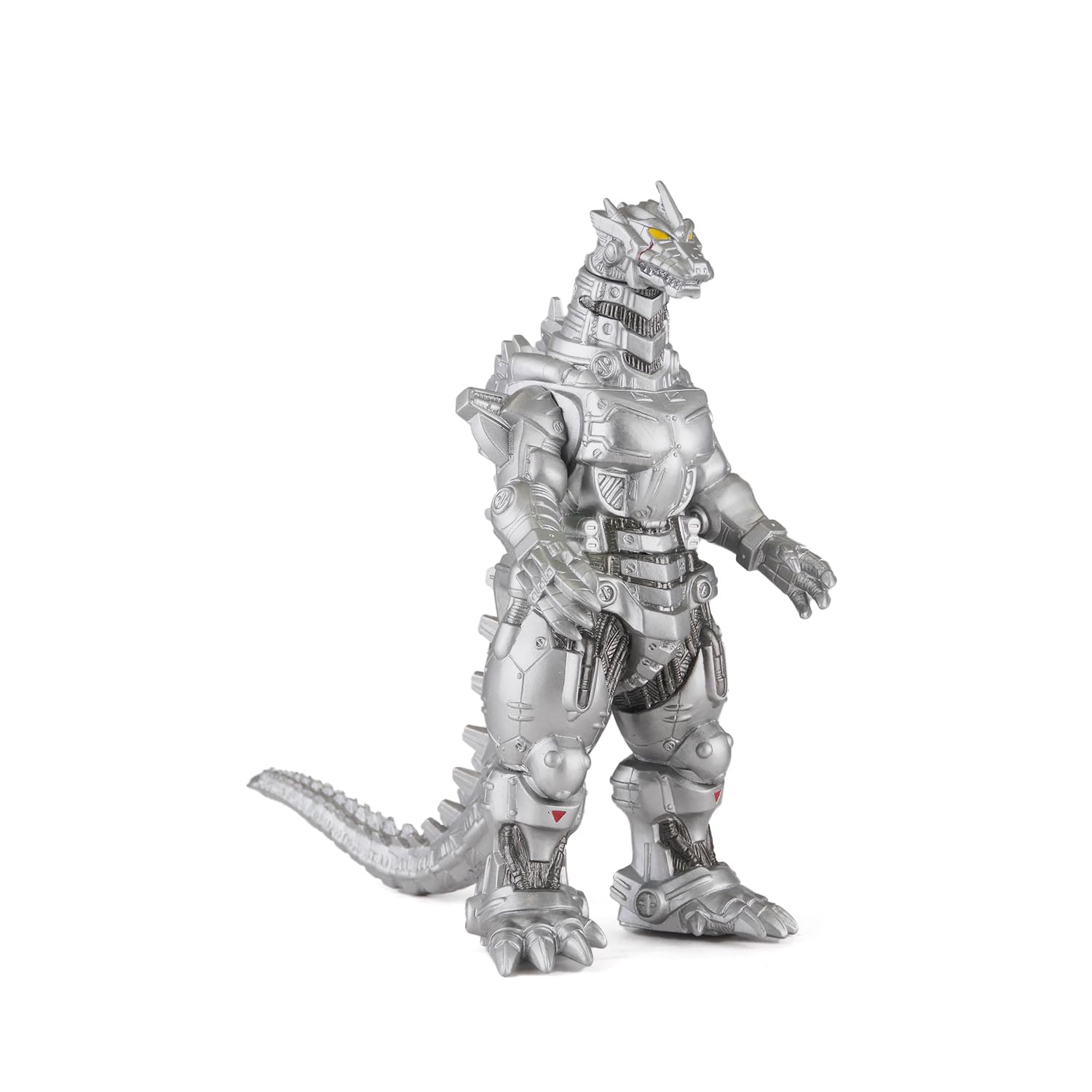 Bandai Namco Mechagodzilla 2004 detailed texture, premium vinyl with armor-inspired detailing.